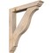 Ekena Millwork Funston Traditional Smooth Bracket w/ Offset Brace, Douglas Fir, 5 1/2"W x 34"D x 38"H BKT0604X34X38FST01SDF - alternate 1